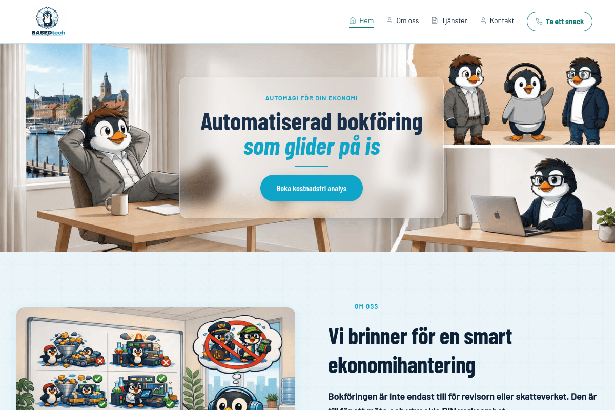 Skärmdump av BASEDtech